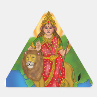 Pegatina Triangular Goddess Bharat Mata Stickers