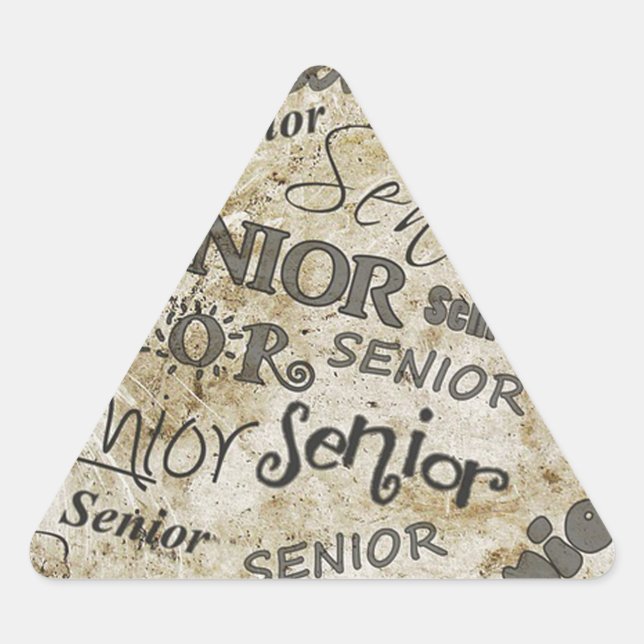 Pegatina Triangular graduación (Anverso)