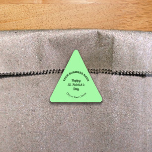 Pegatina Triangular Green Light Saint Patrick Business