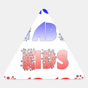 Pegatina Triangular Hakuna Matata Baby & Kids: Diseño de Colores Franc