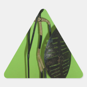 Pegatina Triangular Hakuna Matata Kenia Maasai.JPG