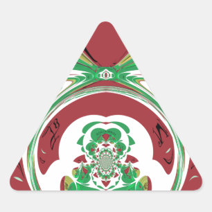 Pegatina Triangular Hermosa Etiopía Encantadora Hakuna Matata Amo Hea