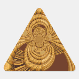 Pegatina Triangular Hermoso increíble Vector de Girafa de Kaleidoscope
