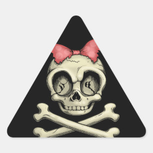 Pegatina Triangular Huesos de Betty