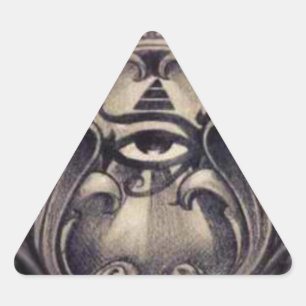 Pegatina Triangular illuminati