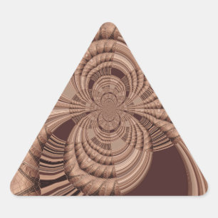 Pegatina Triangular Imagen/gráfico de arte fractal Hakuna Matata afric