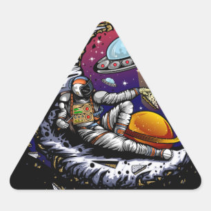 Pegatina Triangular imán de piedra