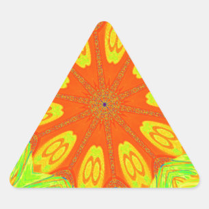Pegatina Triangular Impresión de arte con motivo de Samba