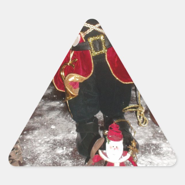 Pegatina Triangular indefinido (Anverso)