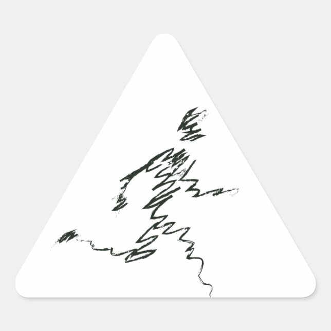 PEGATINA TRIANGULAR INGENIOSO (Anverso)