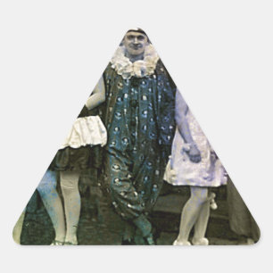 Pegatina Triangular Intervalo en el circo