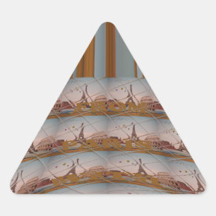 Pegatina Triangular J'aime Paris ( I Love Paris )