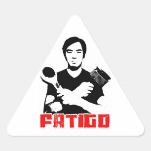 Pegatina Triangular ¡Jake Weight Promo Pegatinas!