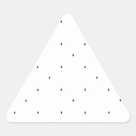 Pegatina Triangular Juego de carpetas con patrón de triángulo minimali