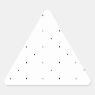 Pegatina Triangular Juego de carpetas con patrón de triángulo minimali