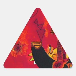 Pegatina Triangular Kandinsky Mit und Gegen
