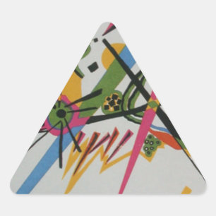 Pegatina Triangular Kandinsky Pequeños Mundos Kleine Welts I