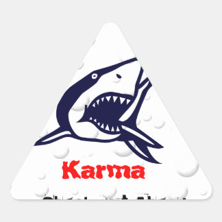 Pegatina Triangular Karma 1