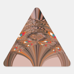 Pegatina Triangular Kenia Hakuna Matata Tradición diseños de color.png