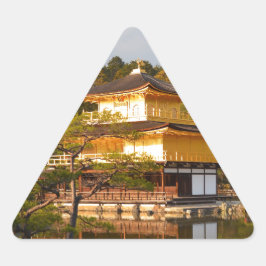 Pegatina Triangular Kioto Kinkaku Ji Japón