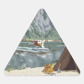Pegatina Triangular Kit y tienda