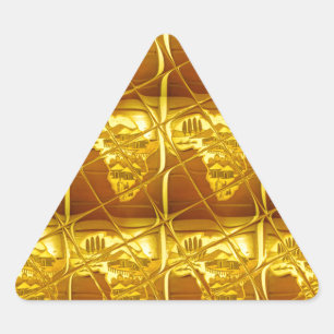 Pegatina Triangular La promesa dorada de África