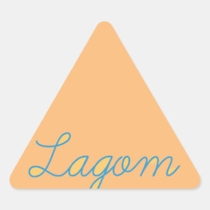 Pegatina Triangular Lagom Sweden