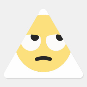 Pegatina Triangular laminación de ojos de emoji
