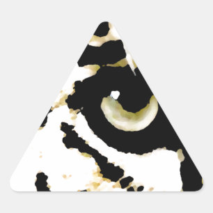 Pegatina Triangular Leopard Eye