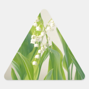 Pegatina Triangular Lily del Valle