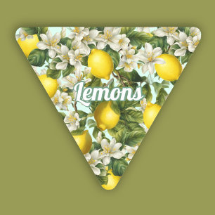 Pegatina Triangular Limones