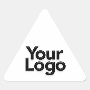Pegatina Triangular Logotipo de marketing promocional para propietario