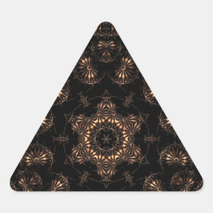 Pegatina Triangular Mandala de la Edad de Bronce