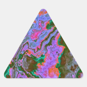 Pegatina Triangular Marble agrio
