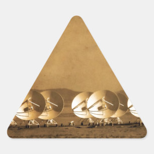 Pegatina Triangular Matriz muy grande