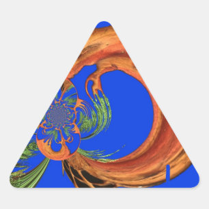 Pegatina Triangular Moda Ronda Hakuna Matata Armada Colección azul