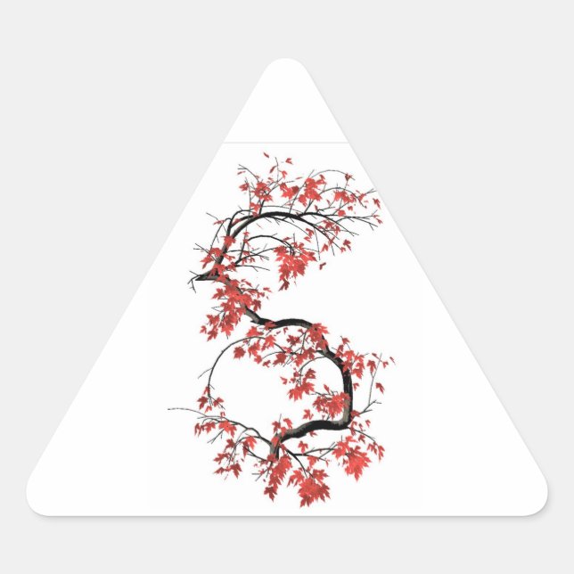 Pegatina Triangular monograma (Anverso)