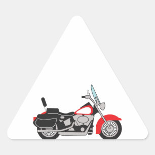 PEGATINA TRIANGULAR MOTOCICLETA