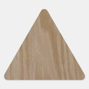 Pegatina Triangular Natural Oak (Foto impresa de)