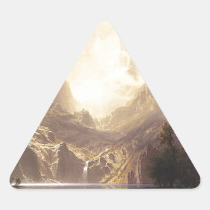 Pegatina Triangular Naturaleza y vida silvestre