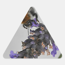 Pegatina Triangular Naturas trabajadores maravillosos