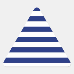 Pegatina Triangular Navy Stripes Decoración Náutica