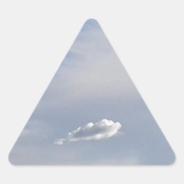 Pegatina Triangular Nube Y Nube