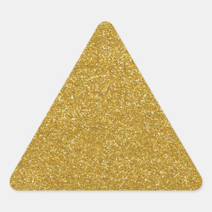 Pegatina Triangular oro #21
