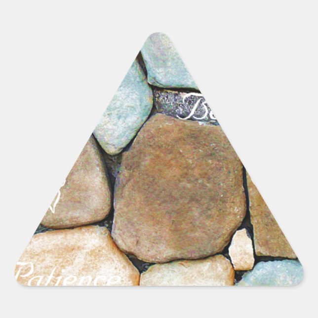 Pegatina Triangular Palabras de aliento, Palabras de esperanza_ (Anverso)