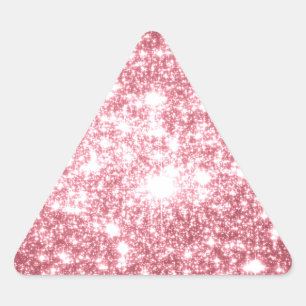 Pegatina Triangular Parkle rosado