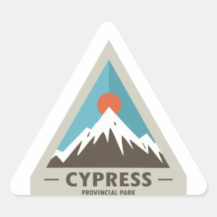 Pegatina Triangular Parque Provincial Cypress
