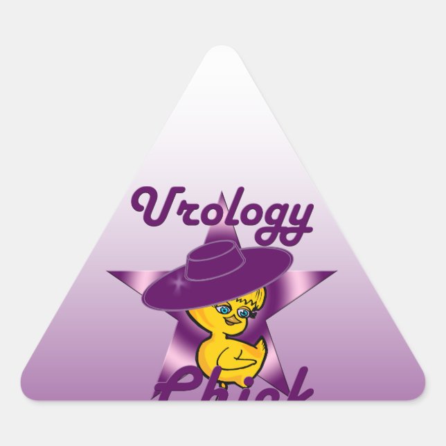 Pegatina Triangular Patata de Urología #9 (Anverso)