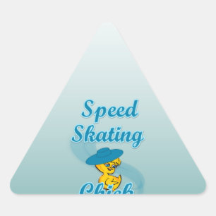 Pegatina Triangular Patinaje de velocidad nº 3