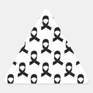 Pegatina Triangular Patrón de cinta negra